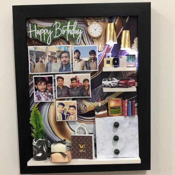 Birthday Boy Lamp Frame