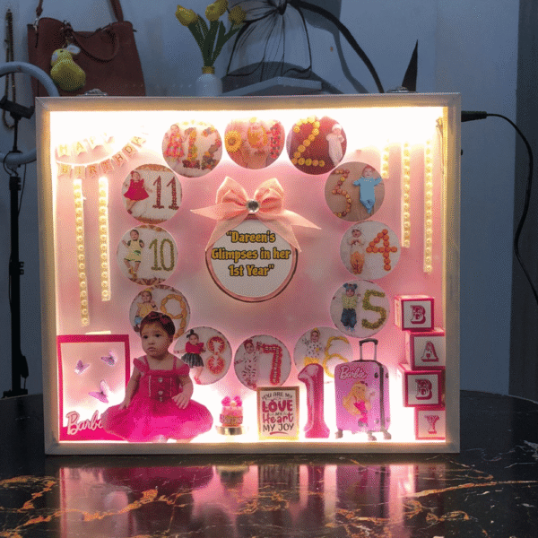 12 Months Picture Theme 14×12 LED Frame