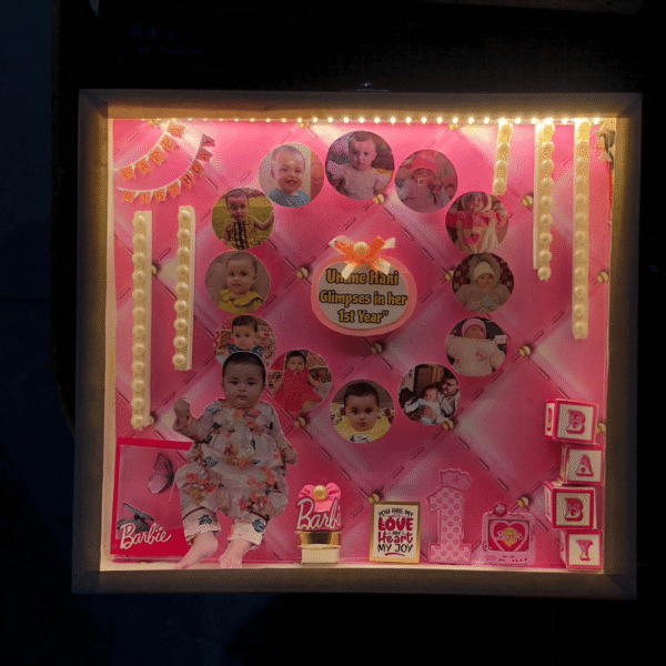 12 Months Picture 8×9 LED Frame