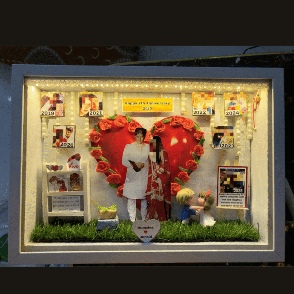 Anniversary Theme 13x9 LED Frame