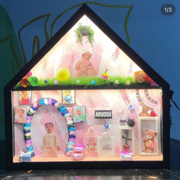 Baby Girl Birthday Theme Home Frame