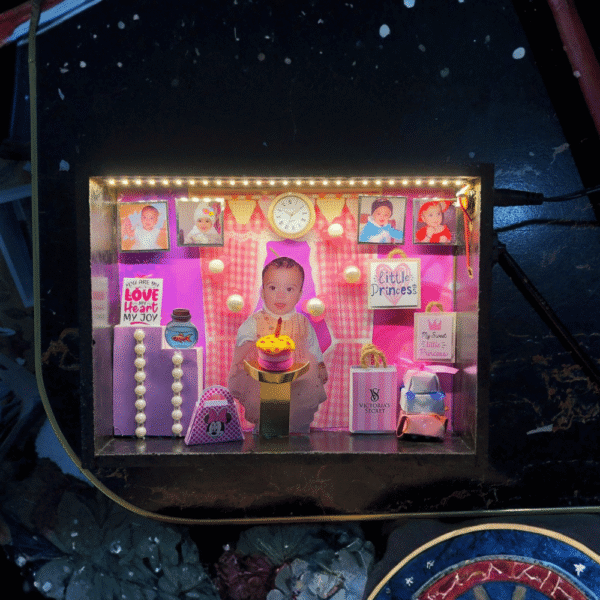 Baby Girl Birthday Theme 6x8 LED Frame