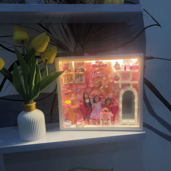 Barbie Sisters Theme 8×9 LED Frame