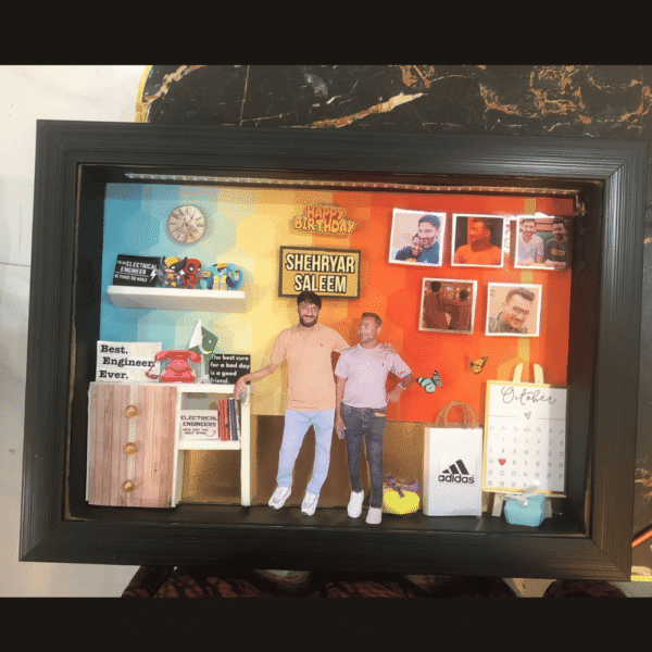 Bff Boys Theme 13x9 LED Frame