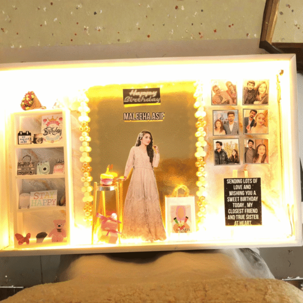 Birthday Girl Theme 17x11 LED Frame