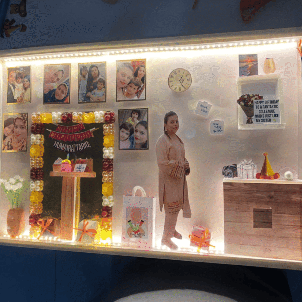 Birthday Girl Theme 17x11 LED Frame