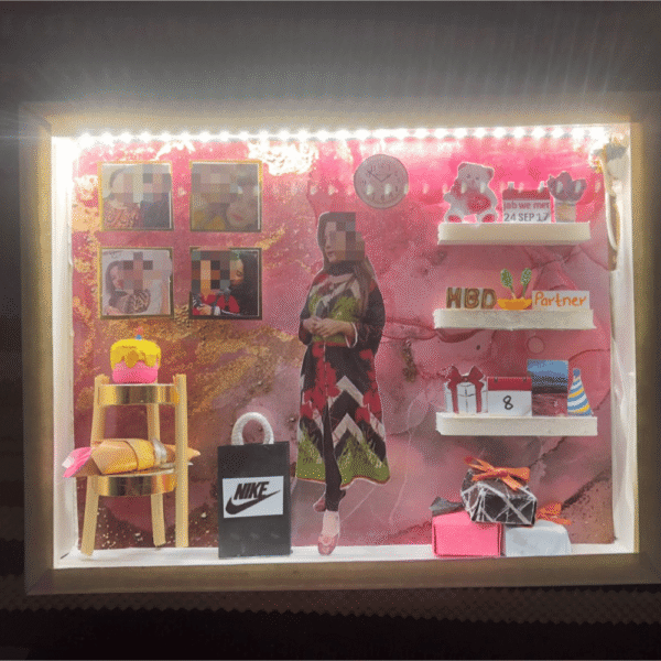 Birthday Girl Theme 6x8 LED Frame