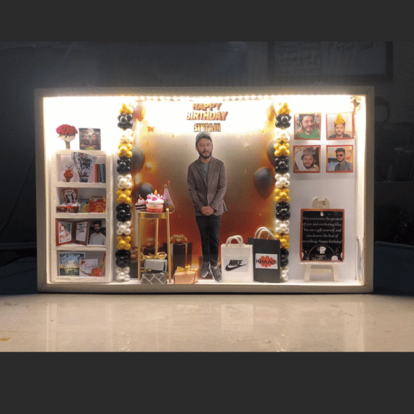 Birthday Male Theme 13x9 LED Frame