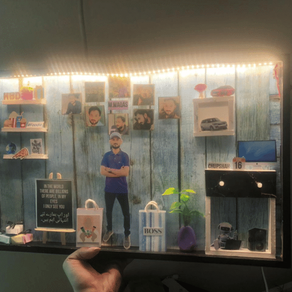 Boy Room Theme 17x11 LED Frame