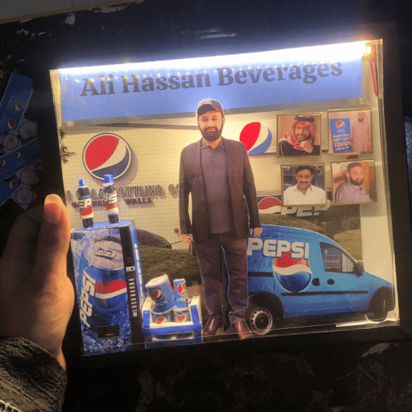 Cola Distribution Shop Theme 8×9 LED Frame