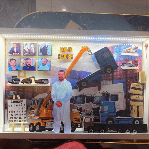 Construction Business  Theme 17x11 LED Frame
