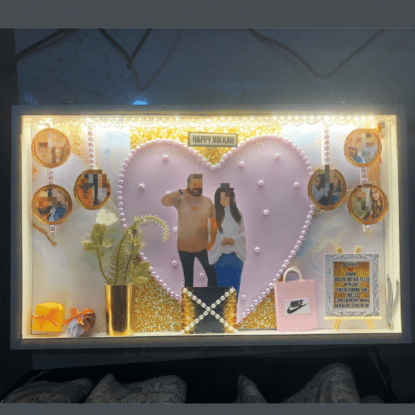Couple Theme 13x9 LED Frame
