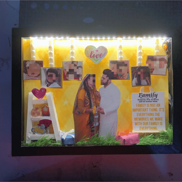 Couple Theme 6x8 LED Frame