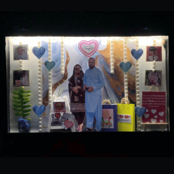 Couple Theme 13x9 LED Frame