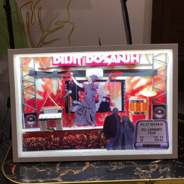 Diljit Concert Theme 17x11 LED Frame