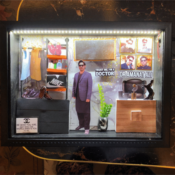 Doctor and Fashion Mix Theme 13x9 LED Frame