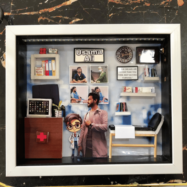 Doctor Male Theme 8×9 LED Frame