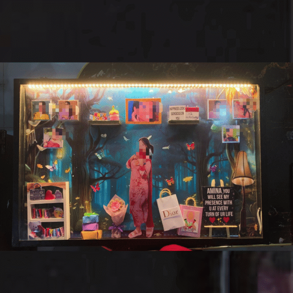 Fairy Tale Vibes Dark Theme 17x11 LED Frame