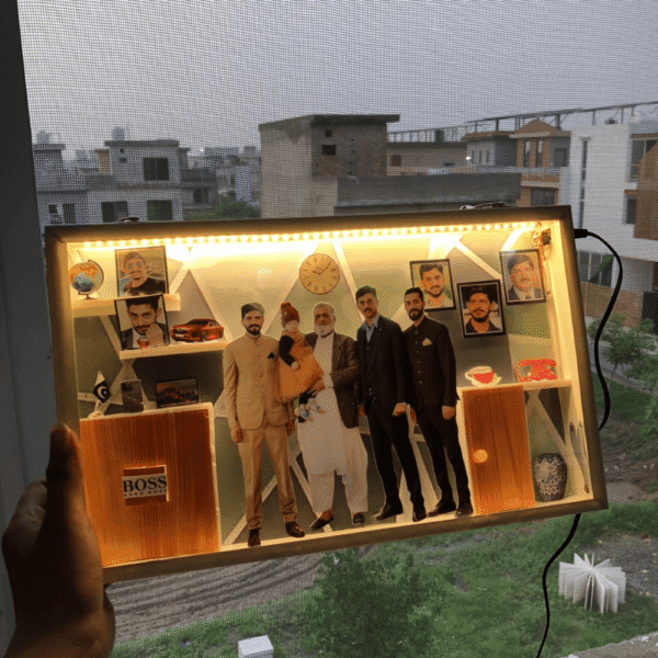 Family Office Theme 13x9 LED Frame