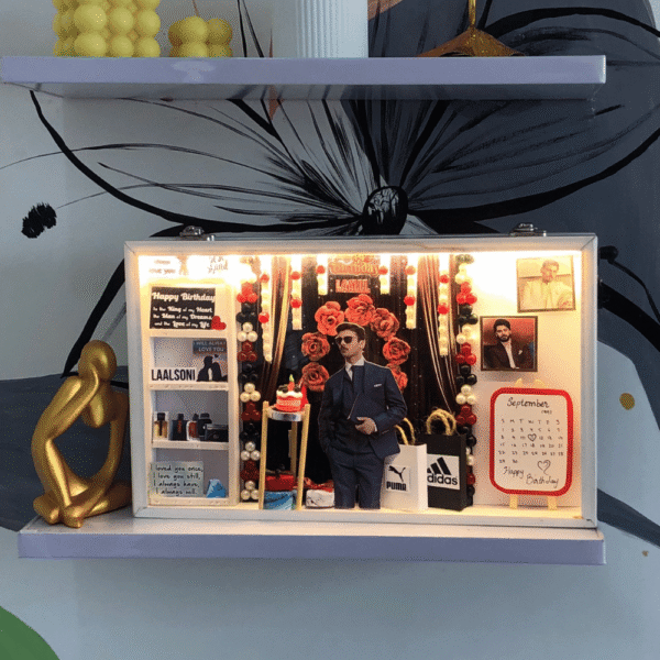 Fancy  Birthday Setup Theme 13x9 LED Frame