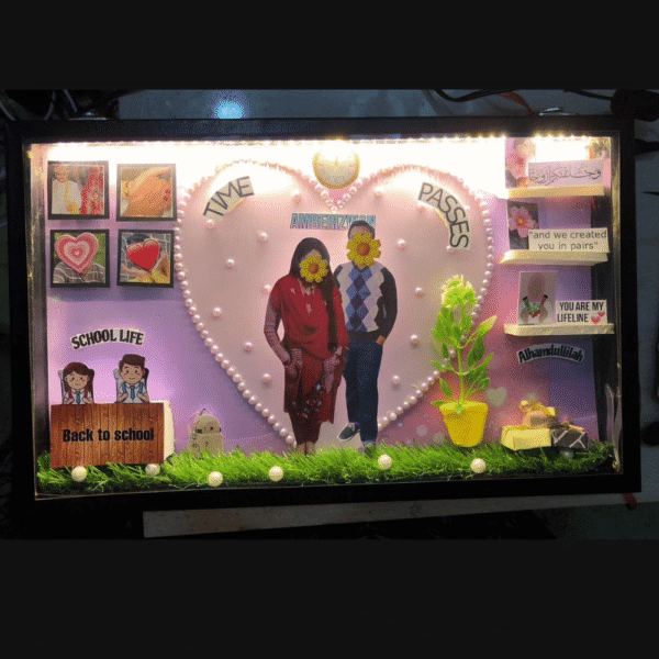 Frame Memories of Childhood Friend Theme 13x9 LED Frame