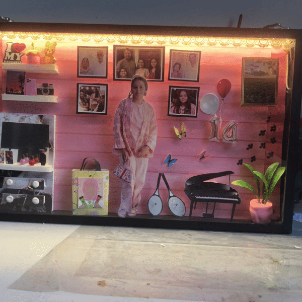 Girly Room Theme 13x9 LED Frame