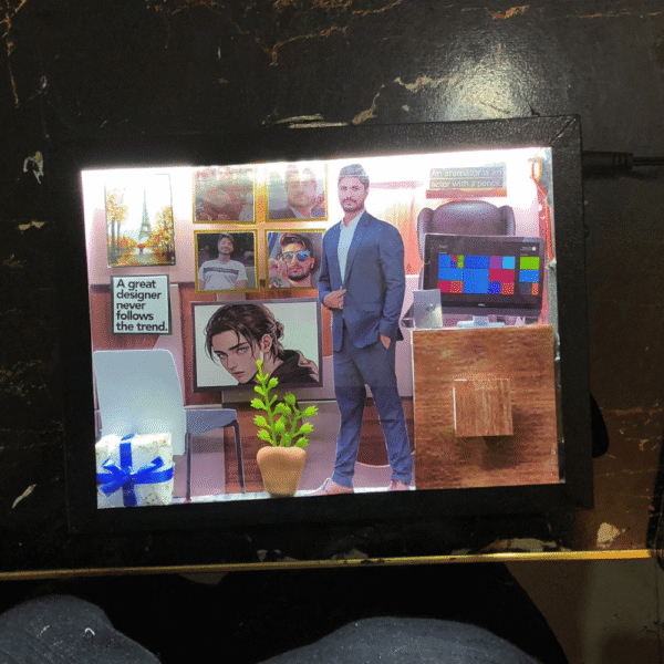 Graphic Artist Theme 6x8 LED Frame