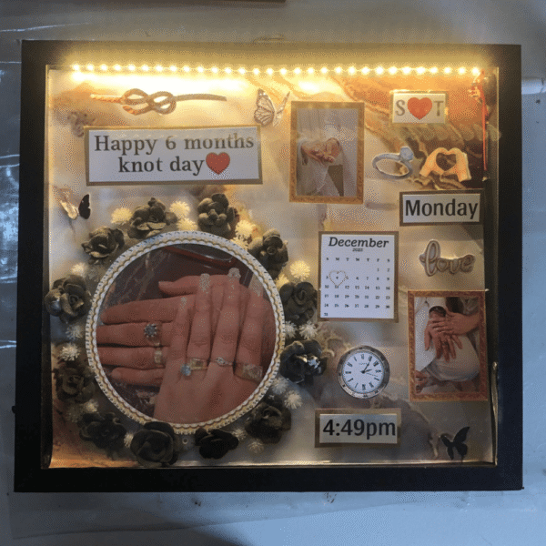 Hand Pics Theme 8×9 LED Frame