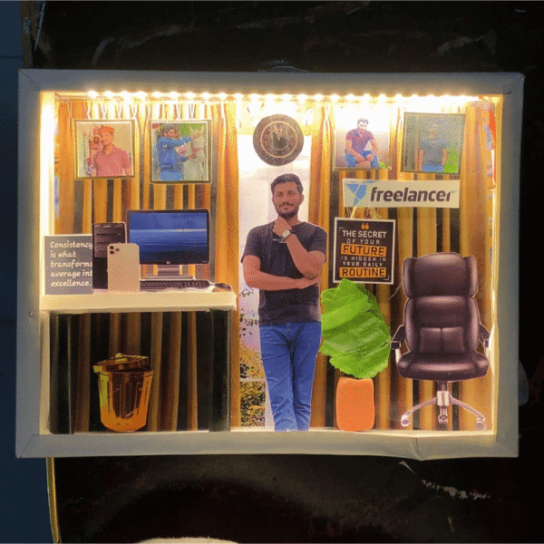 Luxury Office Theme 6x8 LED Frame