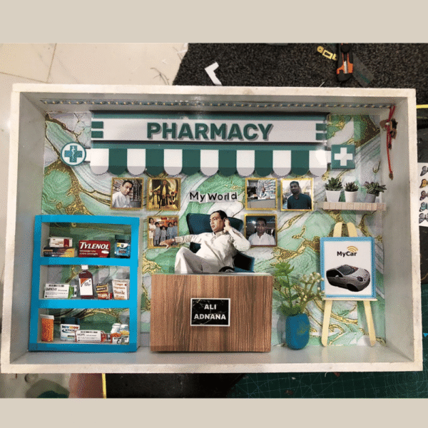 Pharmacy Shop  Theme 13x9 LED Frame