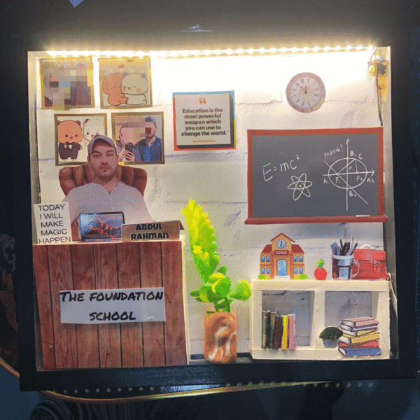 Principle of School Theme 8×9 LED Frame