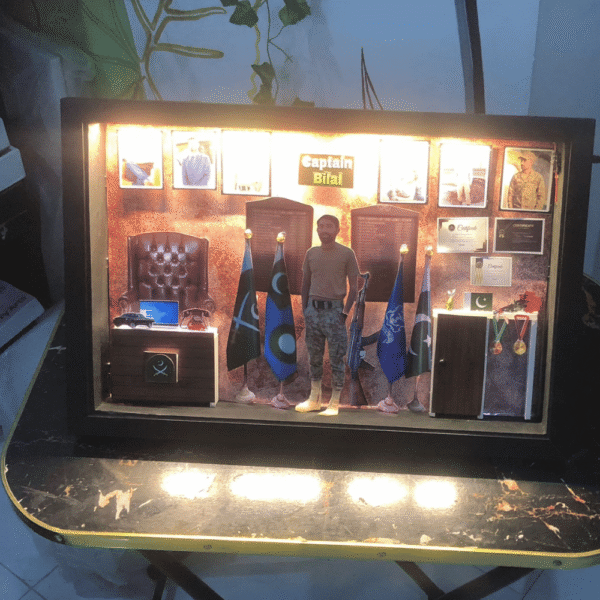 Ranger Army Office Setup Theme 17x11 LED Frame