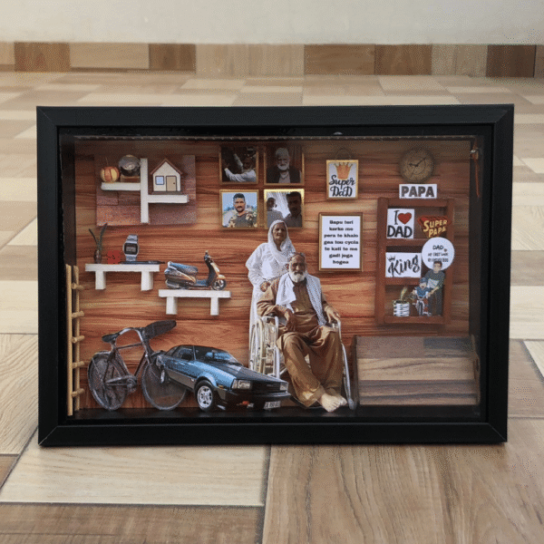 Villager old  Theme 13x9 LED Frame