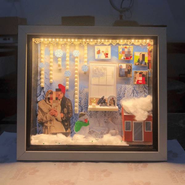 Winter Snowy Theme 8×9 LED Frame