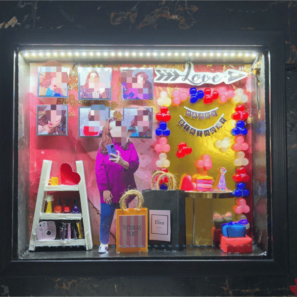 Women Birthday Party Theme 8×9 LED Frame