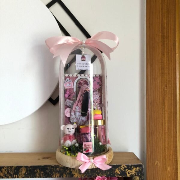 Pink fantasy globe