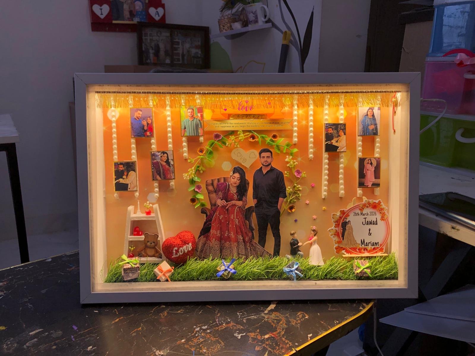 WhatsApp Image 2026-10-05 at 11.00.17 AM Wedding theme office LED Frame - Image 1