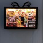 Travel agency office theme office LED Frame