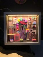 Girl Birthday Theme 8×9 LED Frame