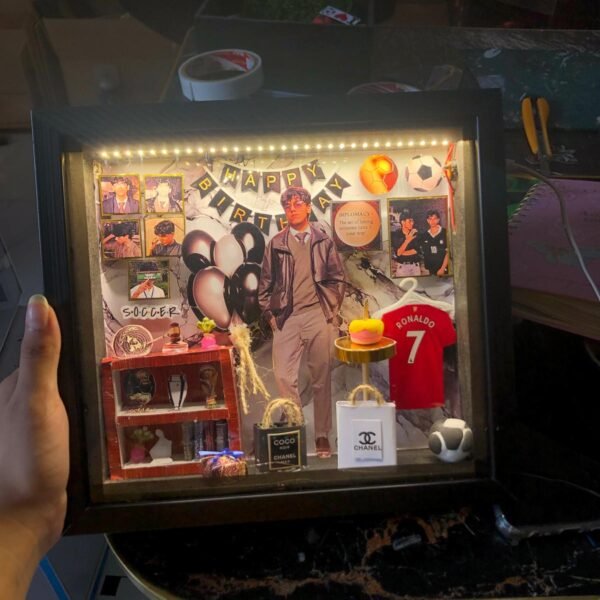 Genz boy birthday  Theme 8×9 LED Frame